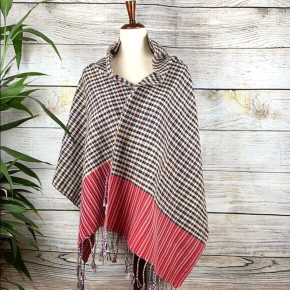 NWOT RadGram Handmade 100% Cotton scarf/ Wrap - Picture 4 of 7